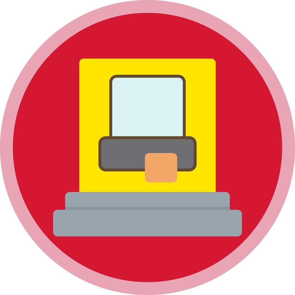 Ticket Office Vector Icon Design