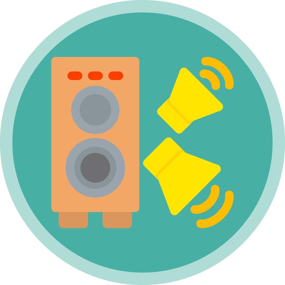 Loudspeaker Vector Icon Design