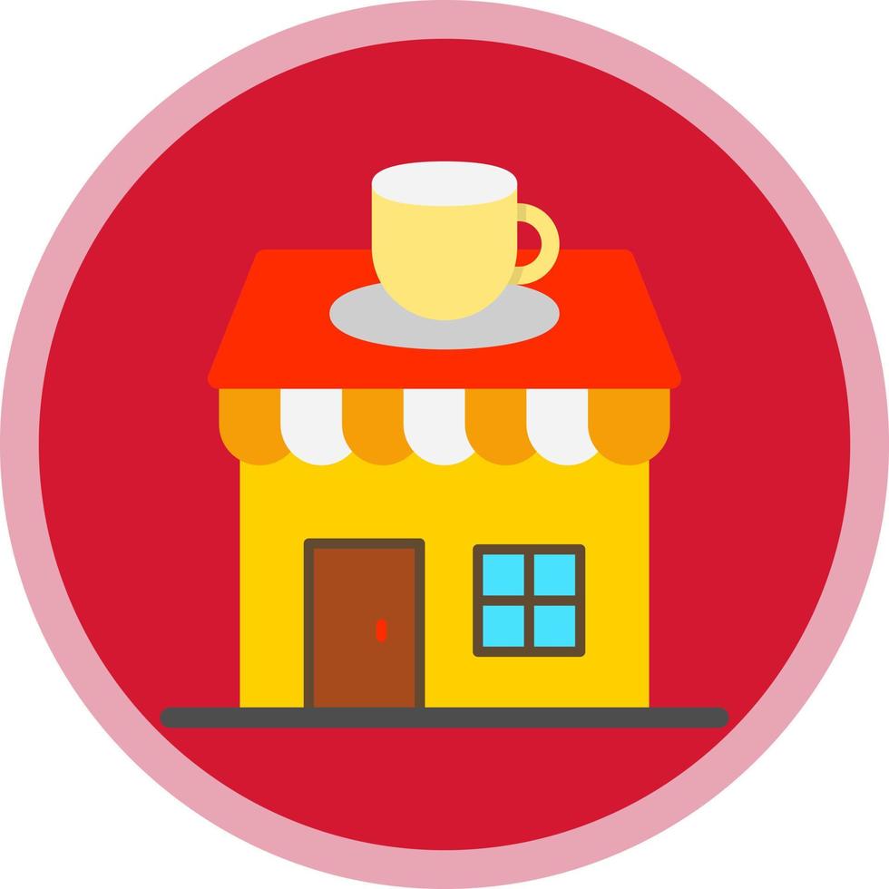 Coffee Shop Vector Icon Design