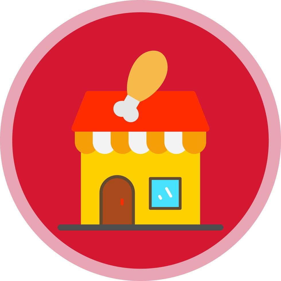 Butcher Shop Vector Icon Design