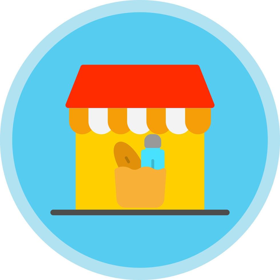 Groceries Store Vector Icon Design