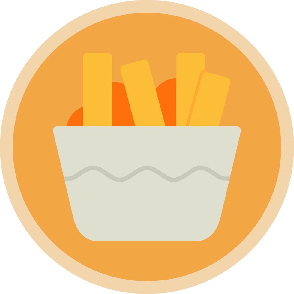 Poutine Vector Icon Design