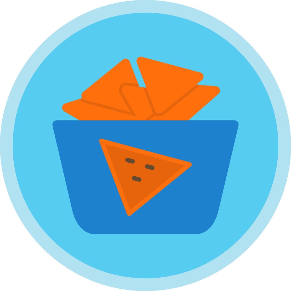 Nachos Vector Icon Design