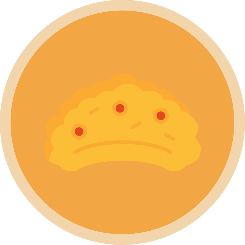 Empanada Vector Icon Design