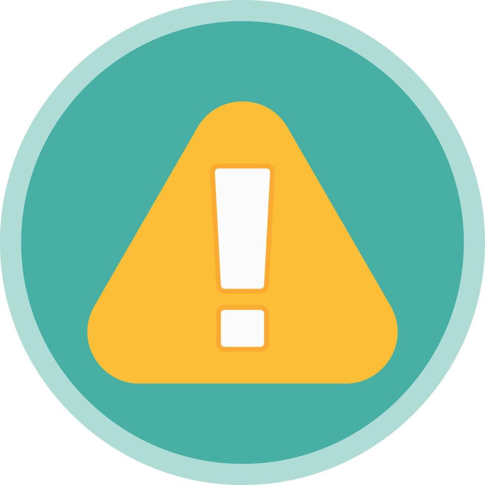 Caution Vector Icon Design