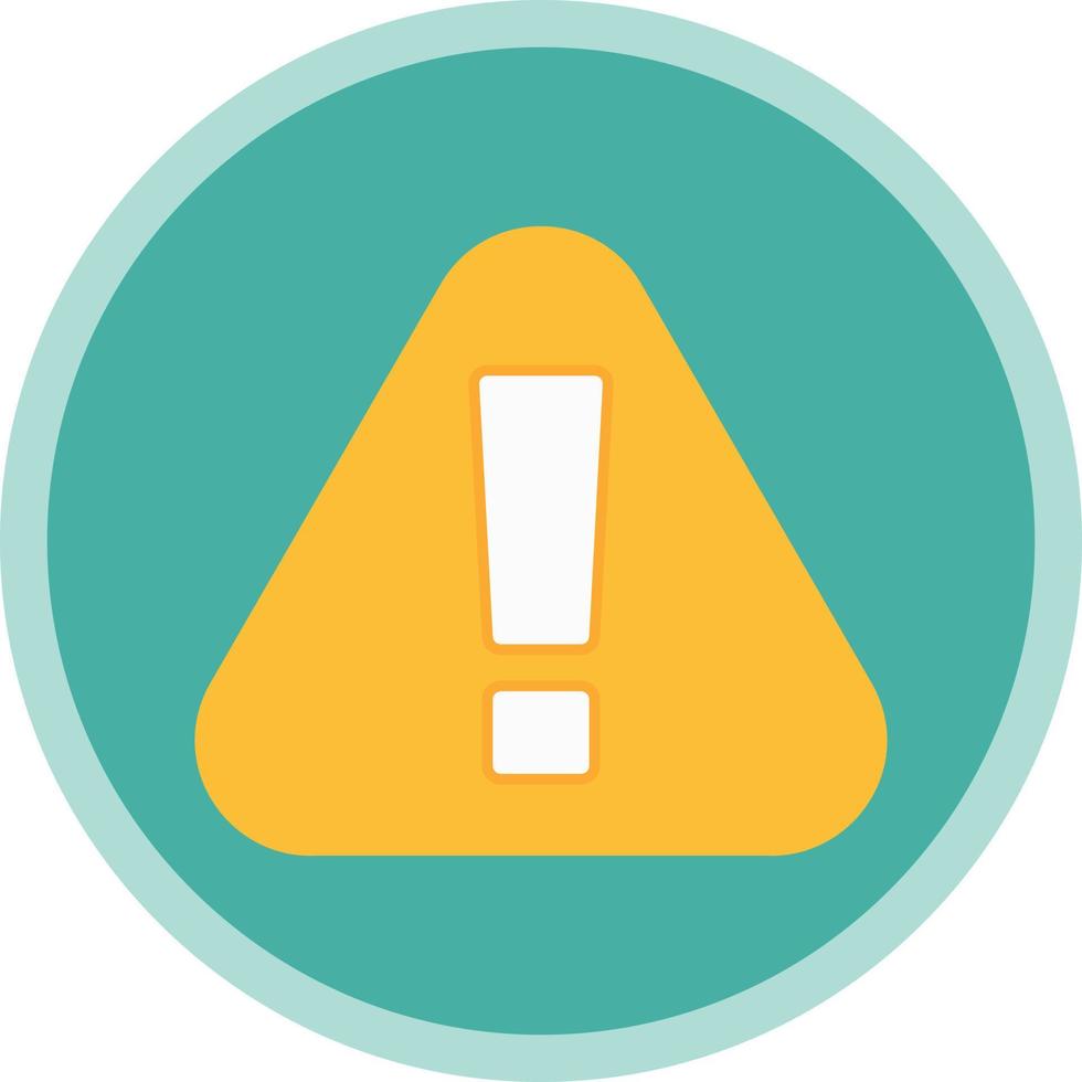 Caution Vector Icon Design