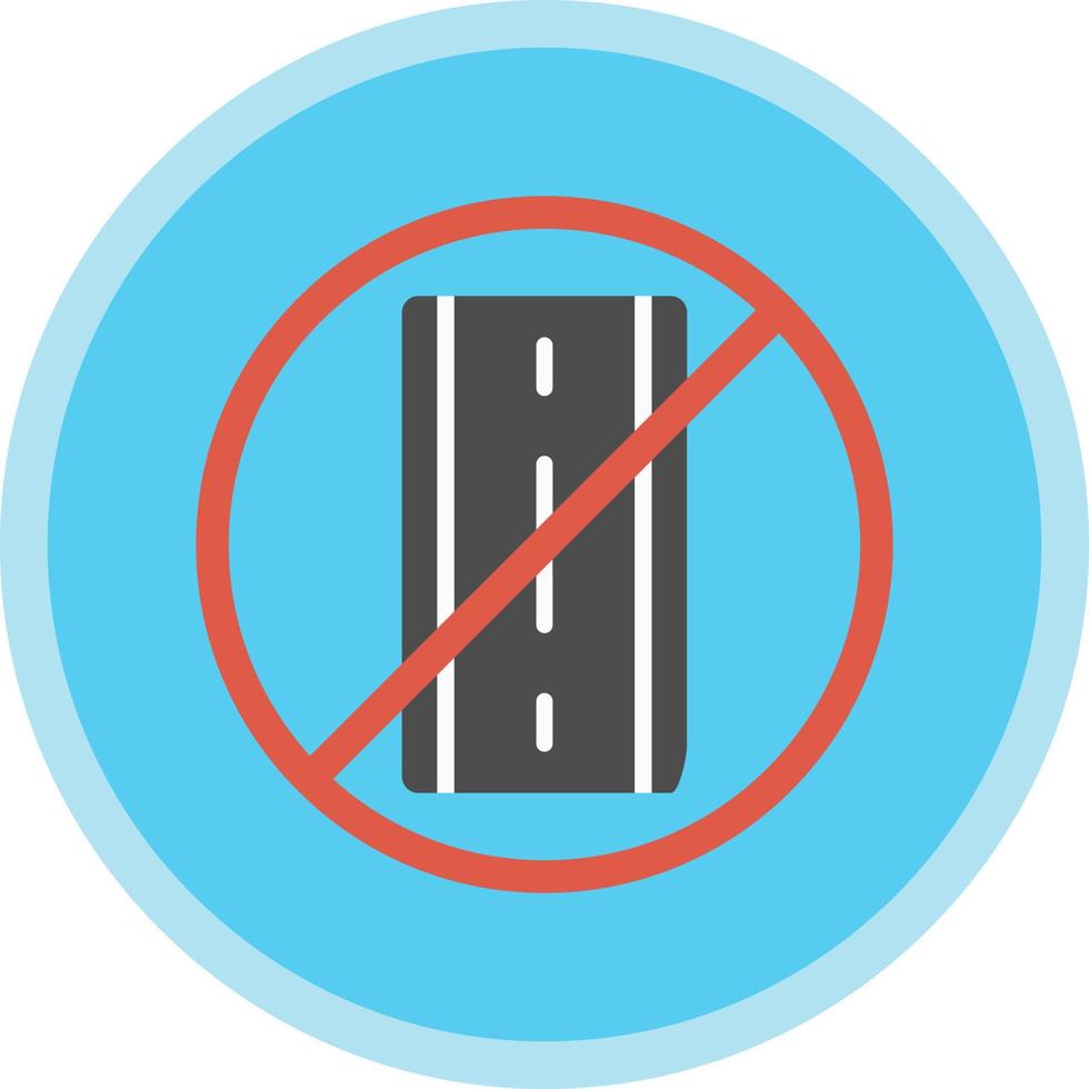 Sealed Road Vector Icon Design