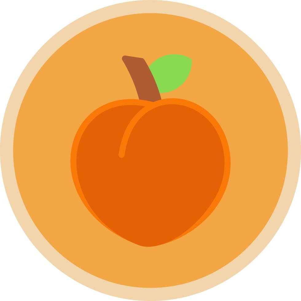 Peach Vector Icon Design
