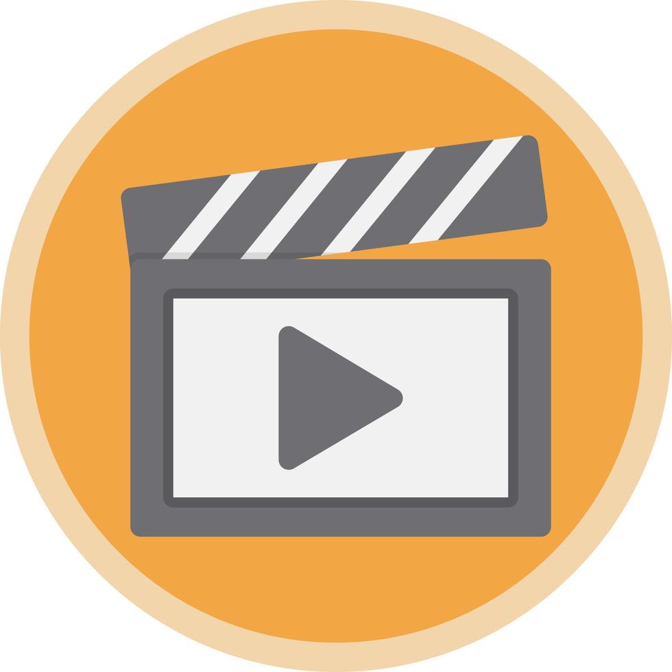 Clapperboard Vector Icon Design