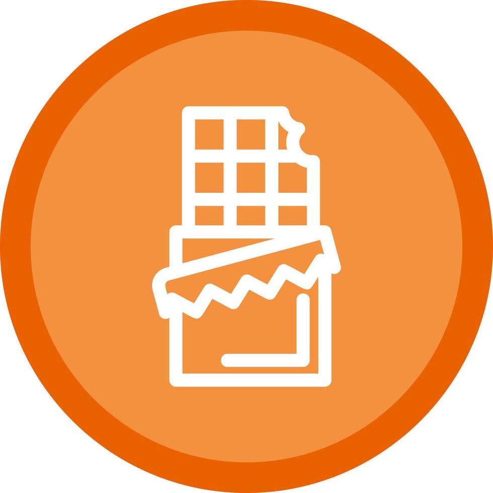 Chocolate Bar Vector Icon Design