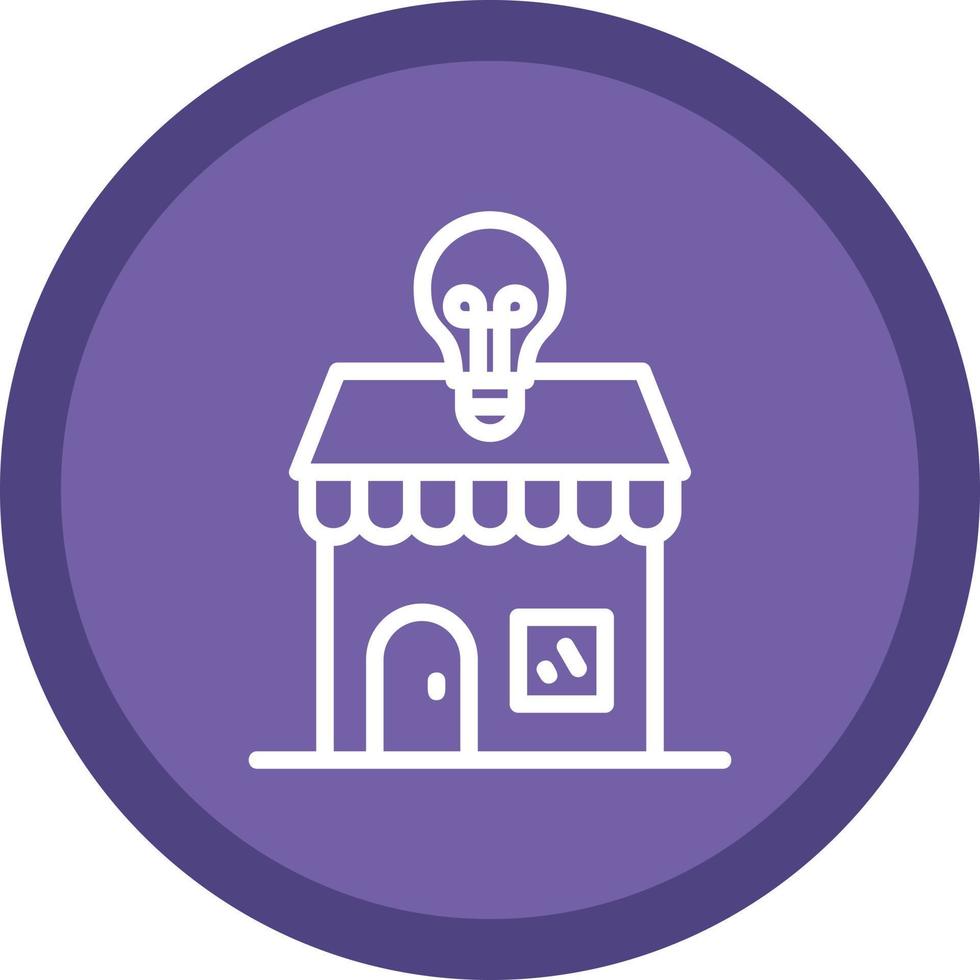 Electronics Shop Vector Icon Design