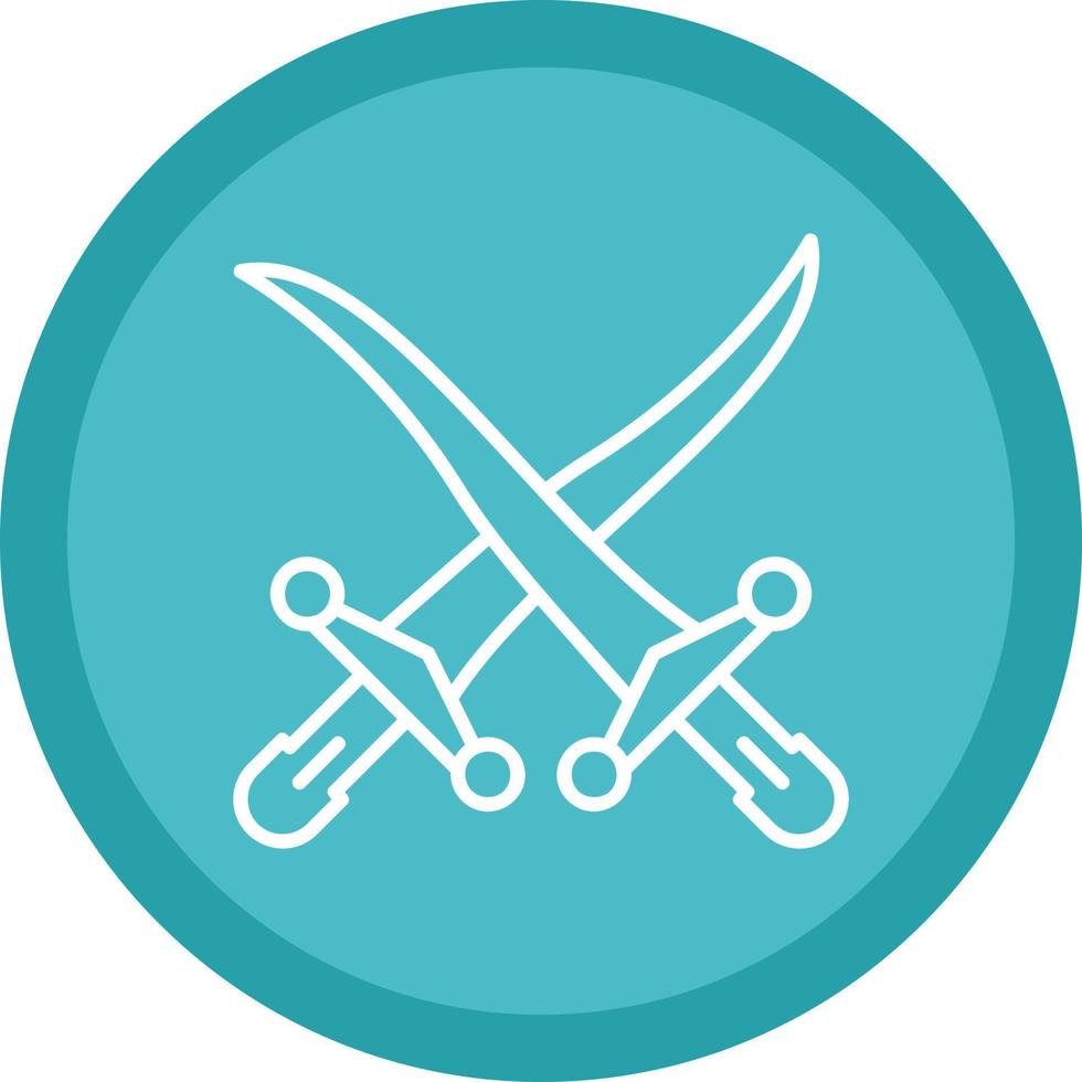 Swords Vector Icon Design