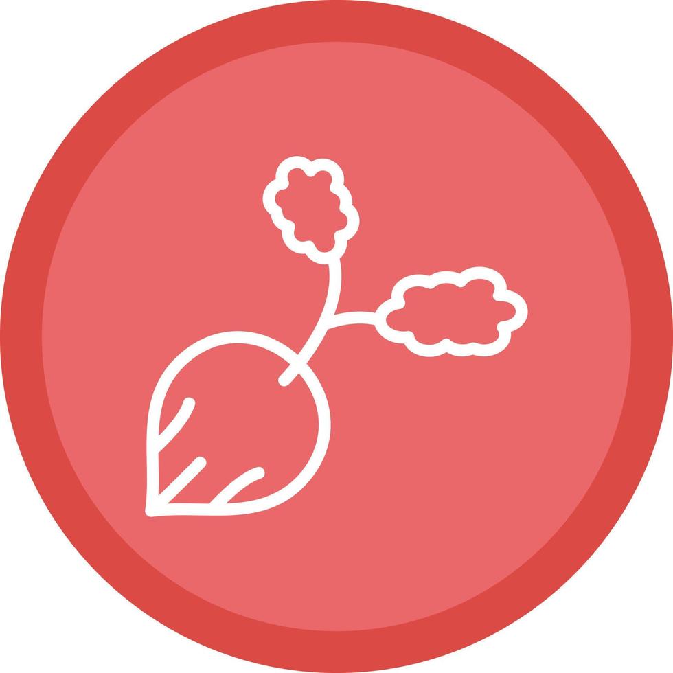 Radish Vector Icon Design