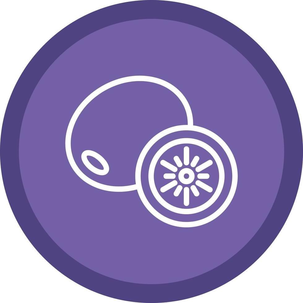 Kiwi Vector Icon Design