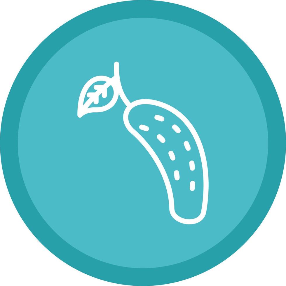 diseño de icono de vector de pepino