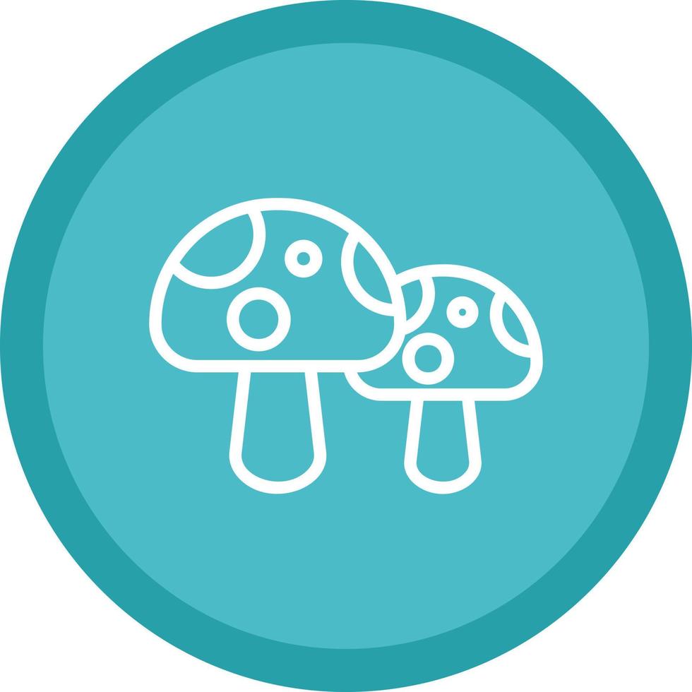 Mushroom Vector Icon Design