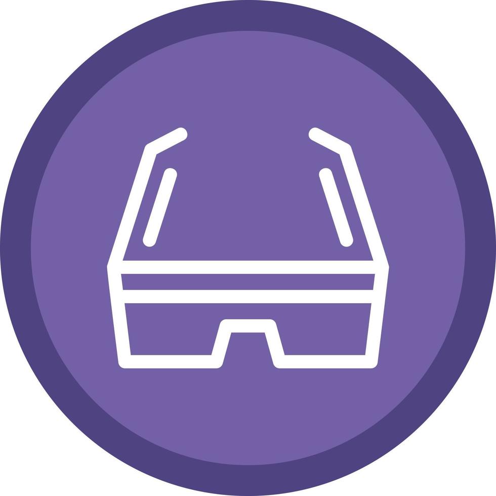 3d Glasses Vector Icon Design