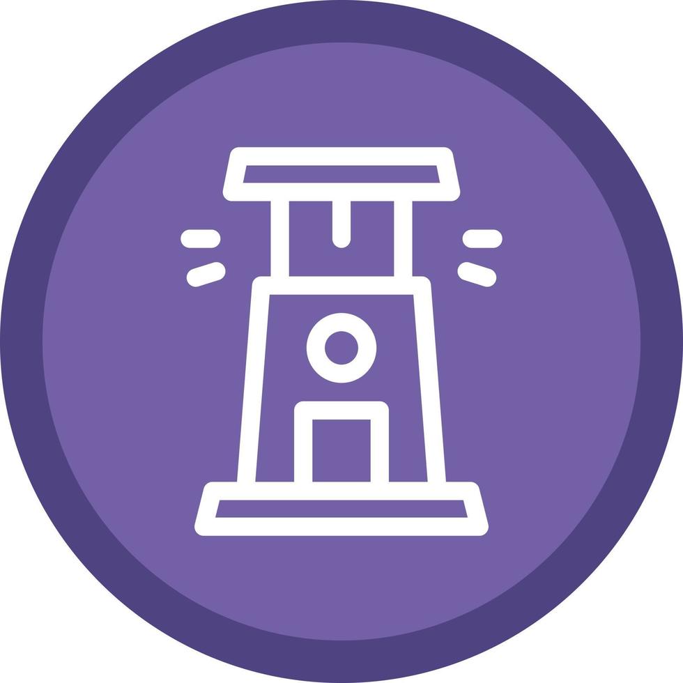 Lighthouse Vector Icon Design