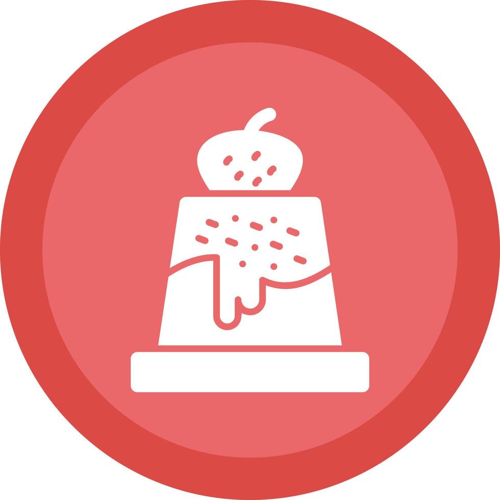Pudding Vector Icon Design