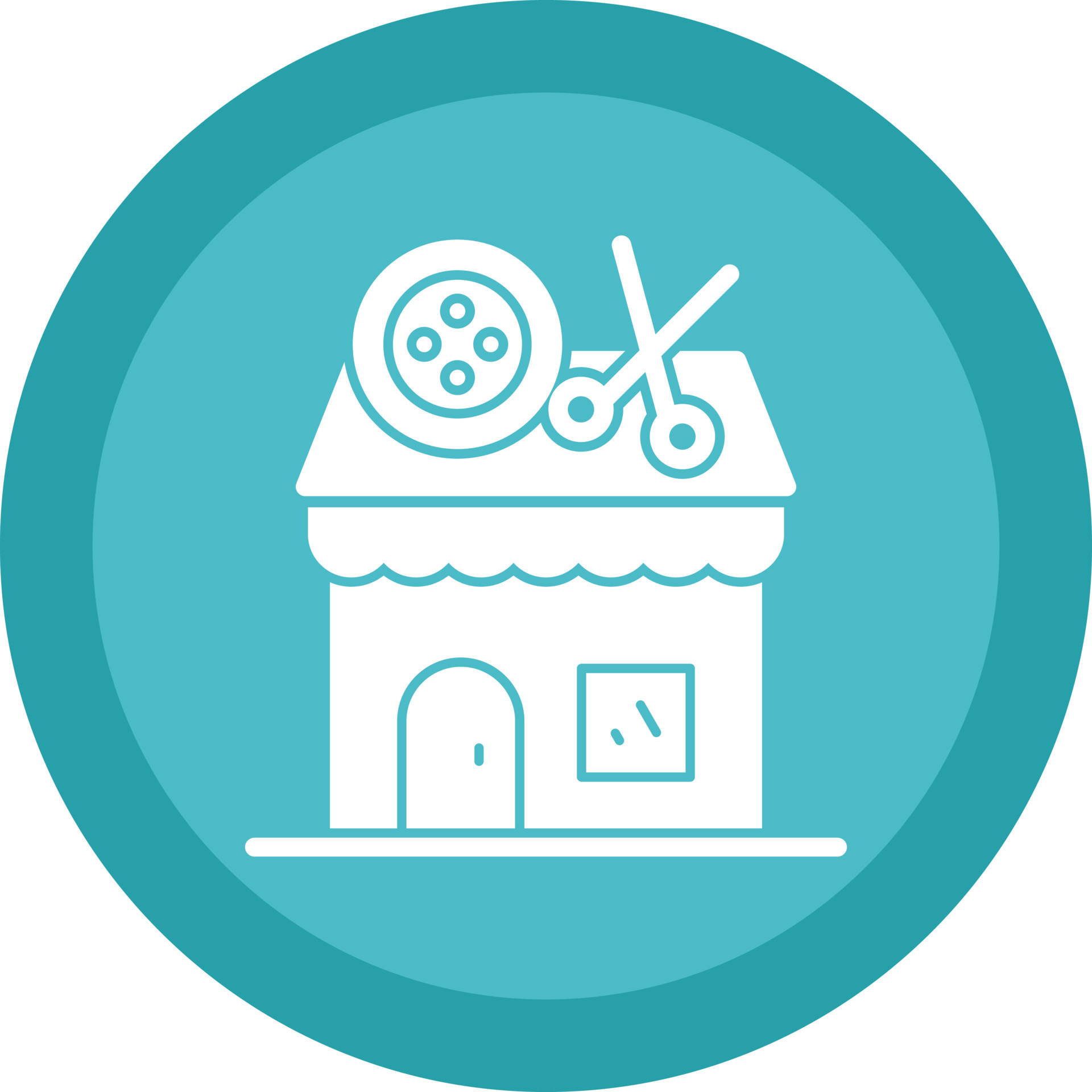 Tailor Shop Vector Icon Design 20571988 Vector Art At Vecteezy