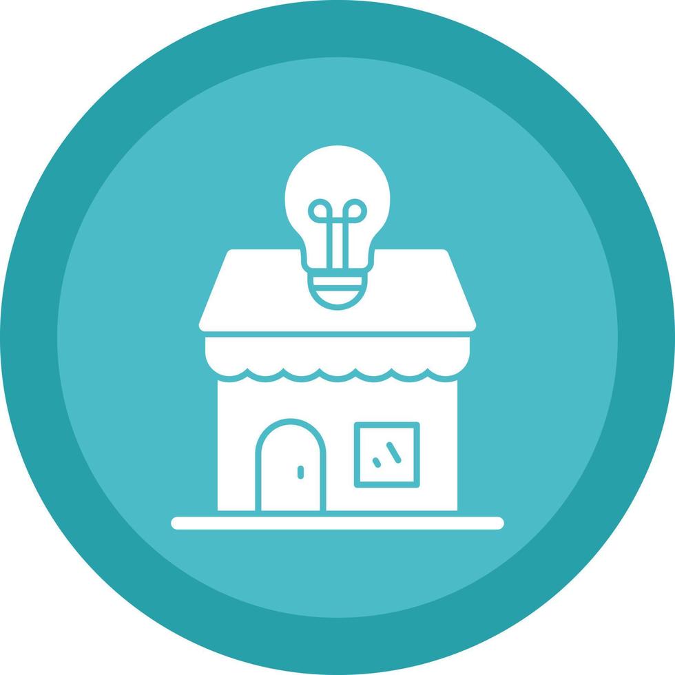 Electronics Shop Vector Icon Design