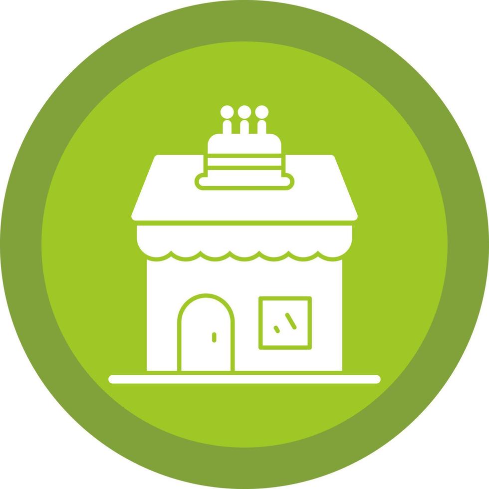 Cake Shop Vector Icon Design