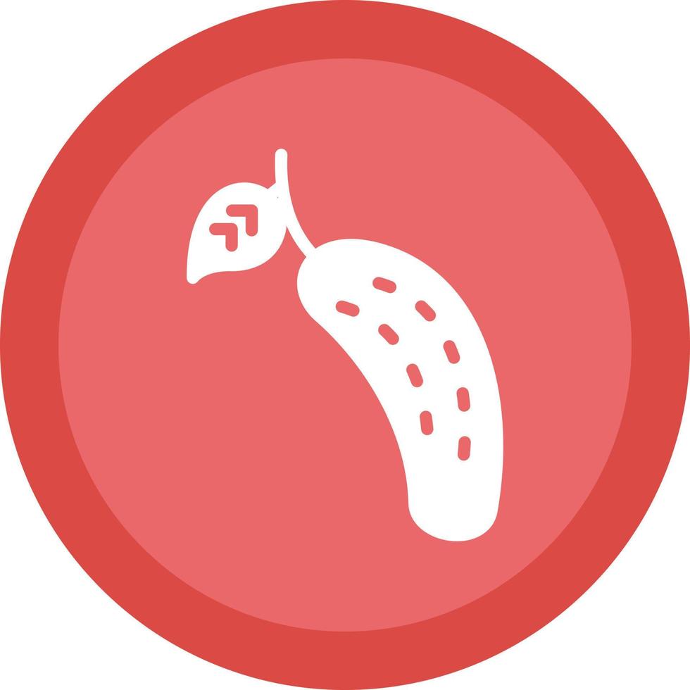 diseño de icono de vector de pepino