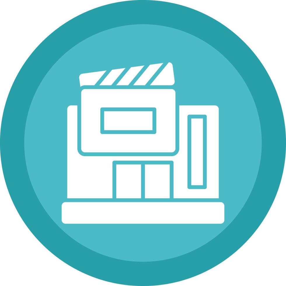 diseño de icono de vector de estudio de cine