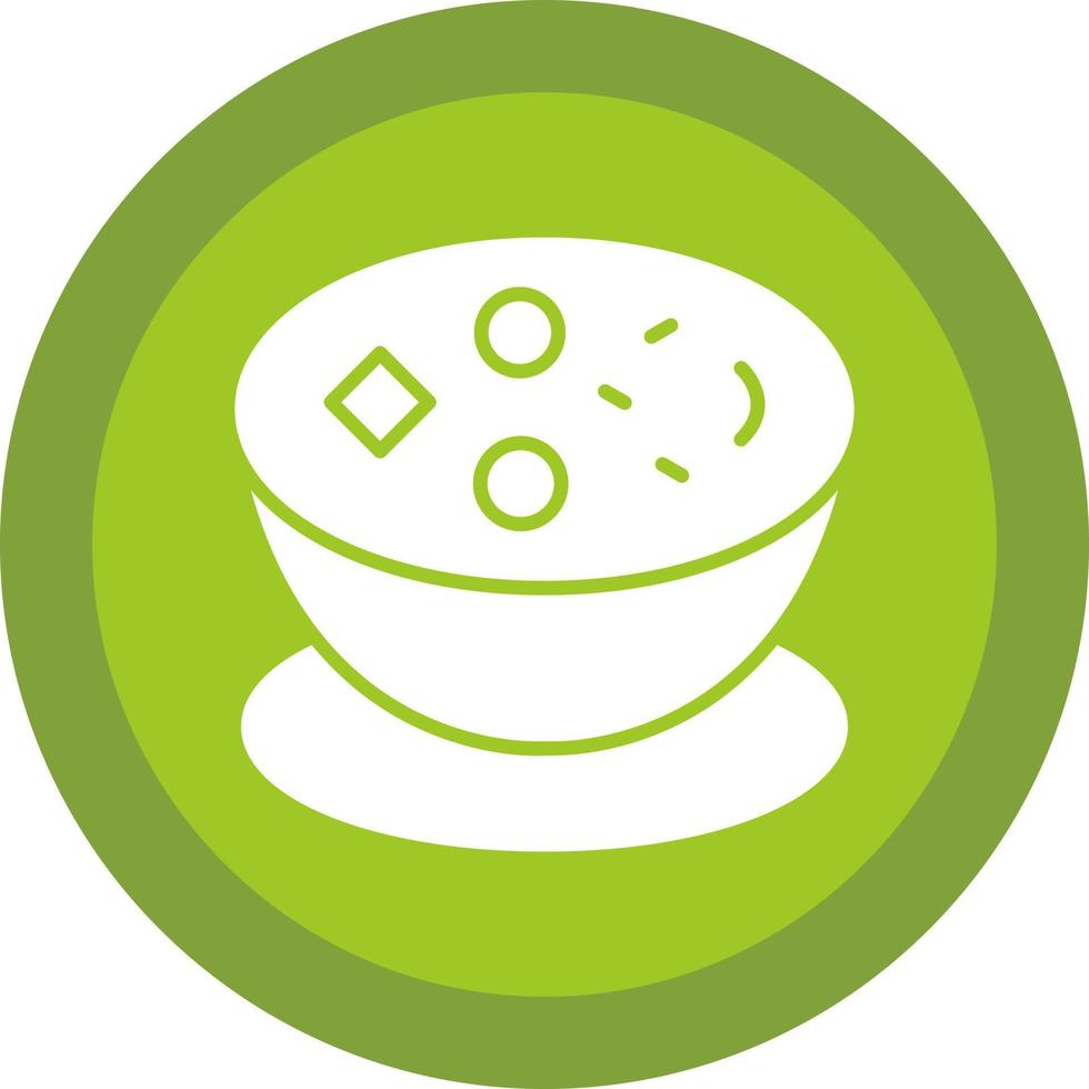 Clam Chowder Vector Icon Design