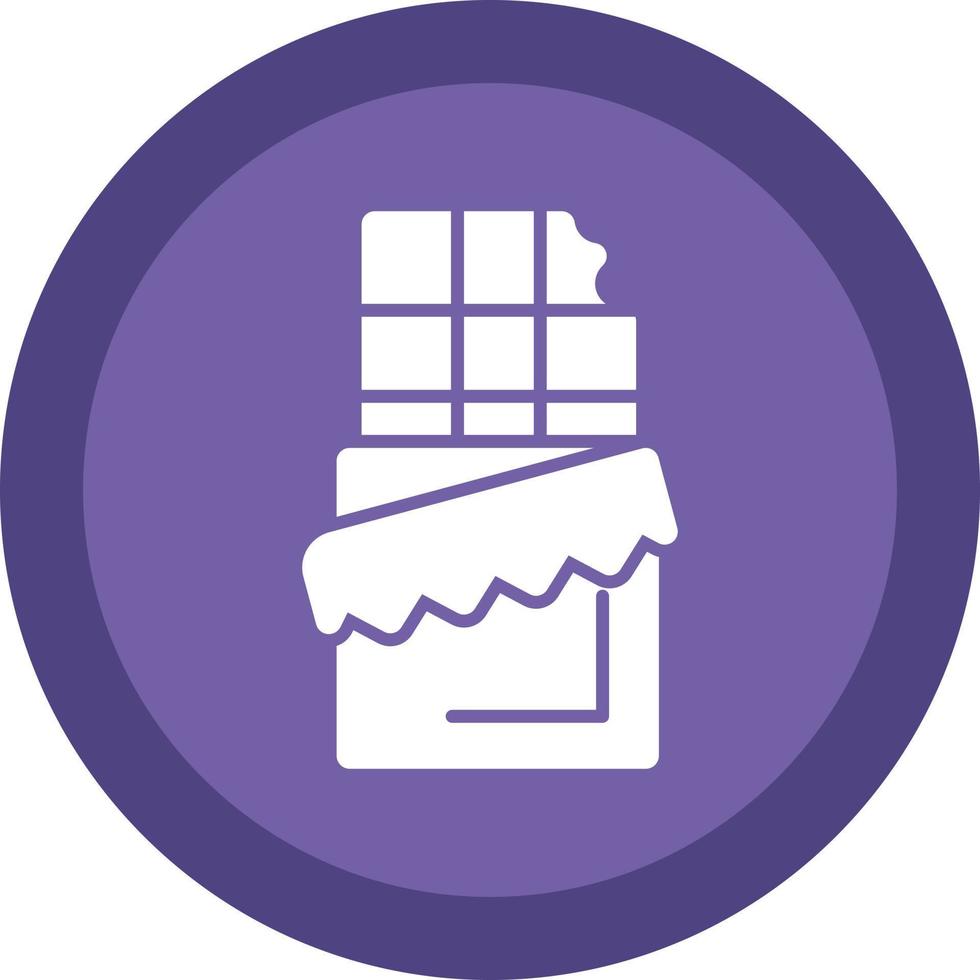 Chocolate Bar Vector Icon Design