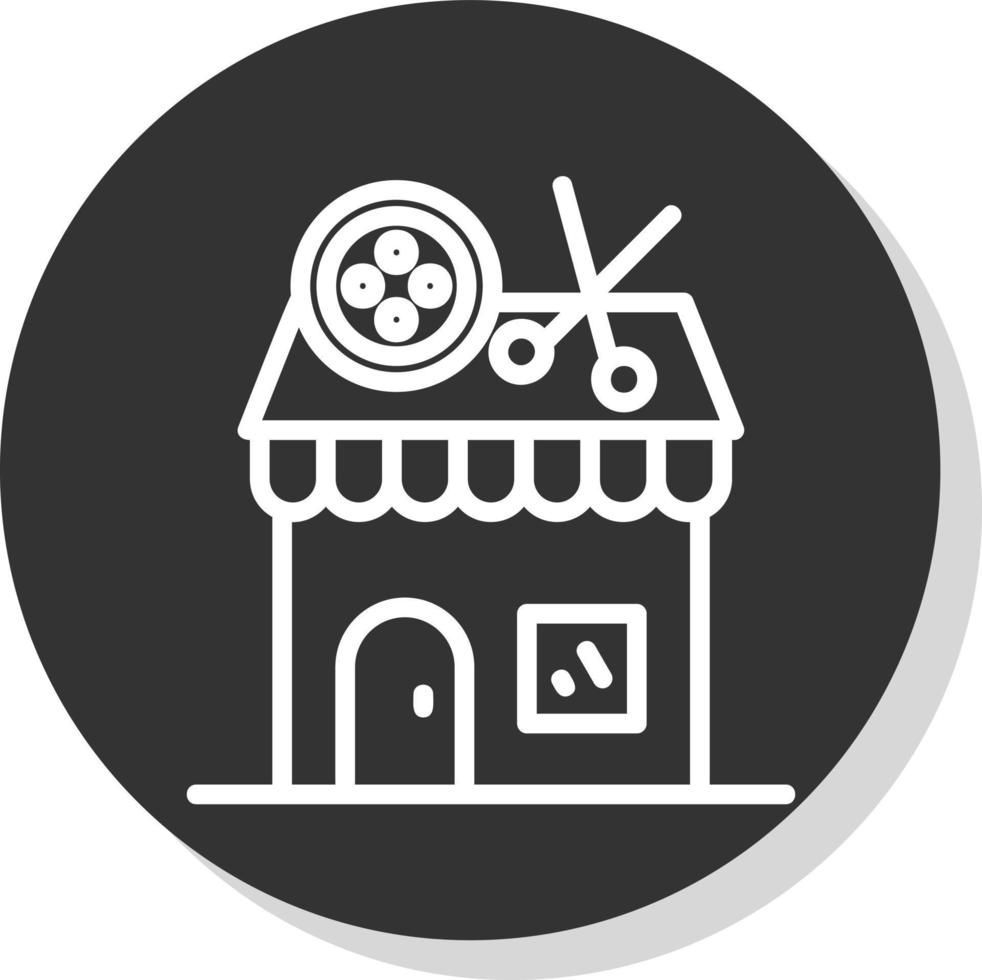 Tailor Shop Vector Icon Design