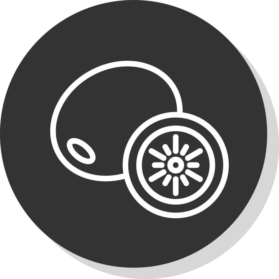 Kiwi Vector Icon Design