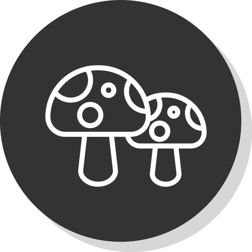 Mushroom Vector Icon Design