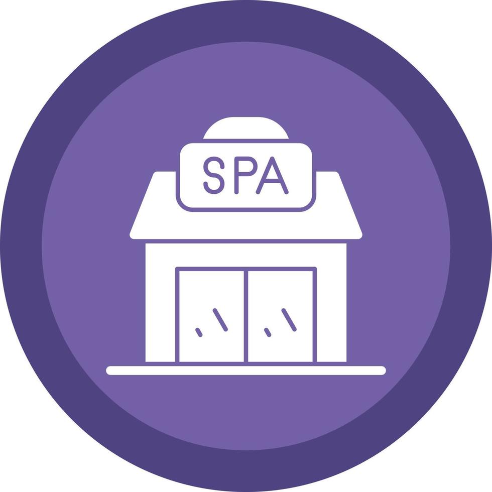 Spa Center Vector Icon Design