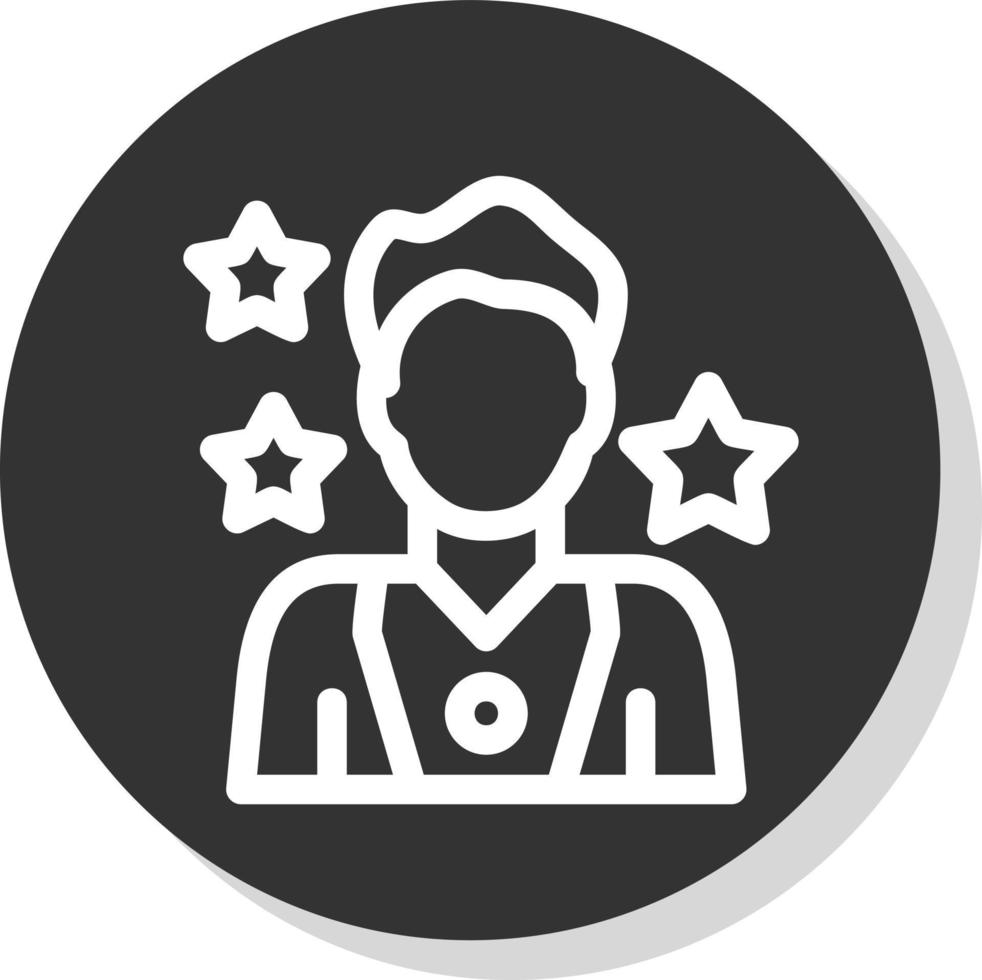 Superstar Vector Icon Design