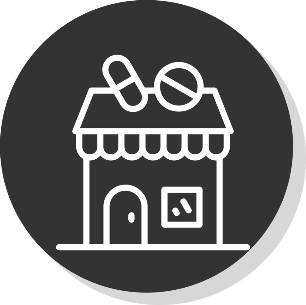 Medical Store Vector Icon Design