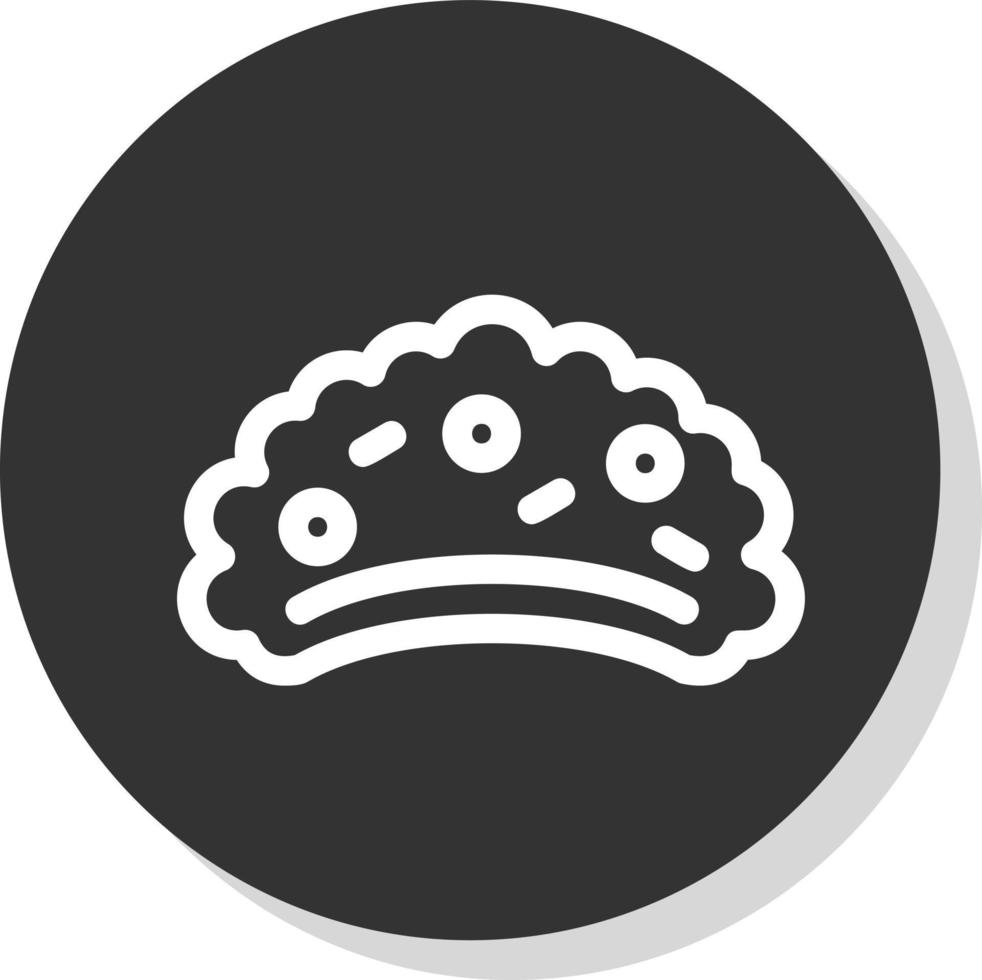 diseño de icono de vector de empanada