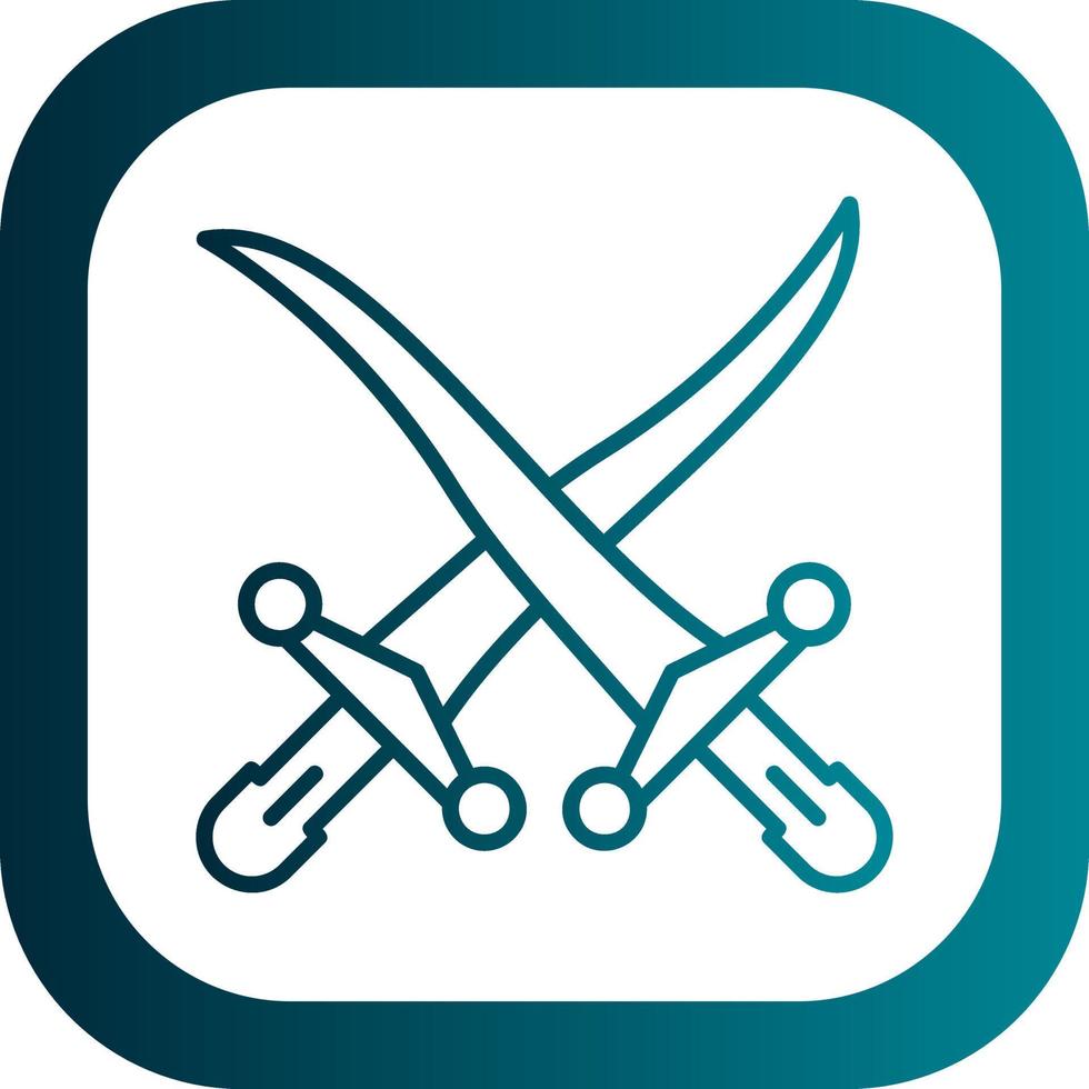 Swords Vector Icon Design