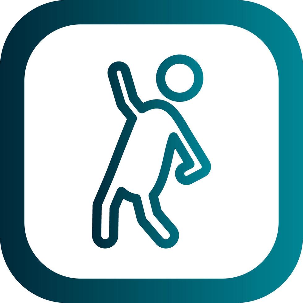 Stretching Vector Icon Design