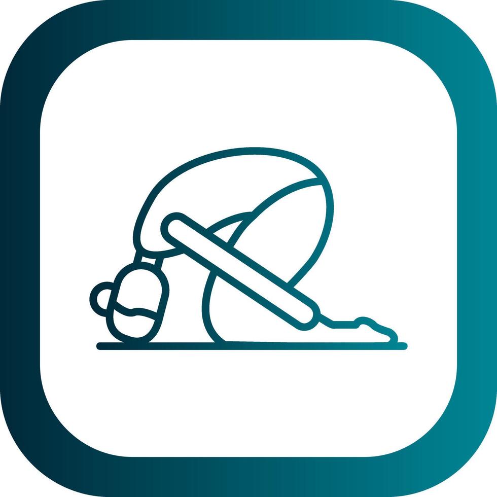 Hare Pose Vector Icon Design