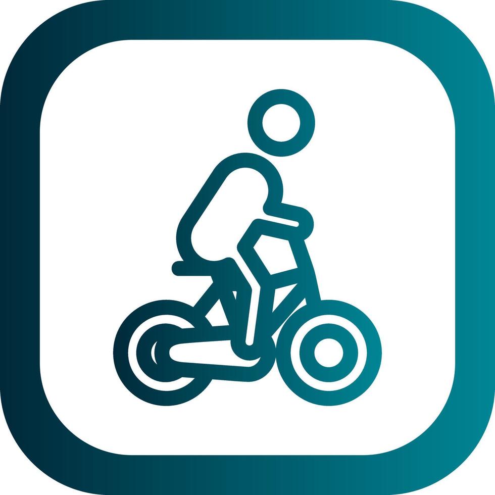 diseño de icono de vector de ciclismo