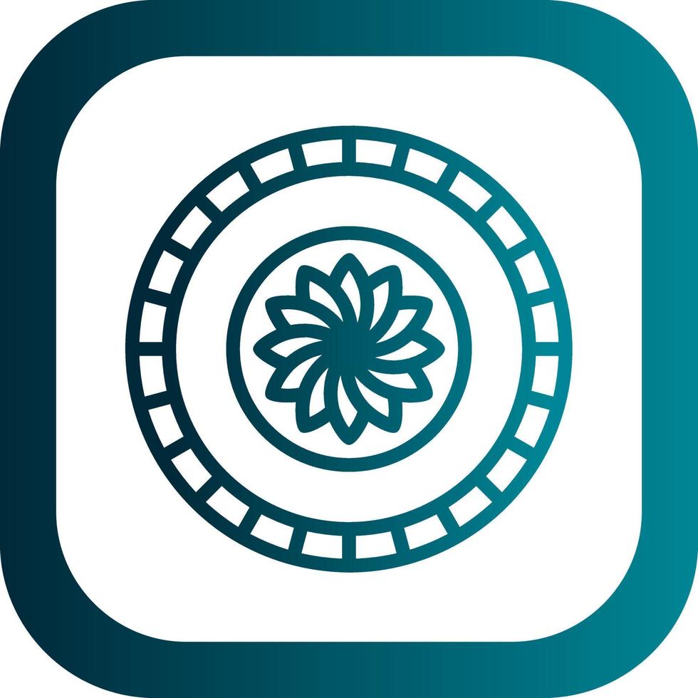 Old Plate Vector Icon Design