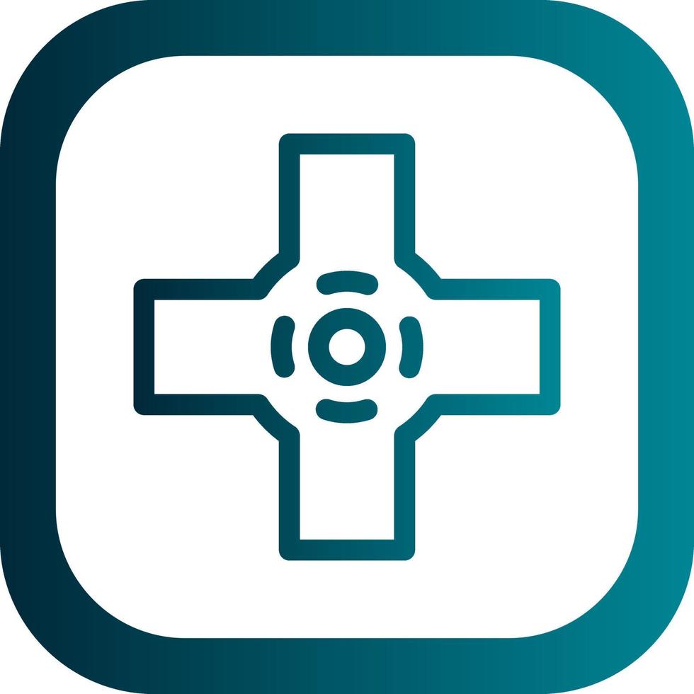 Roundabout Vector Icon Design