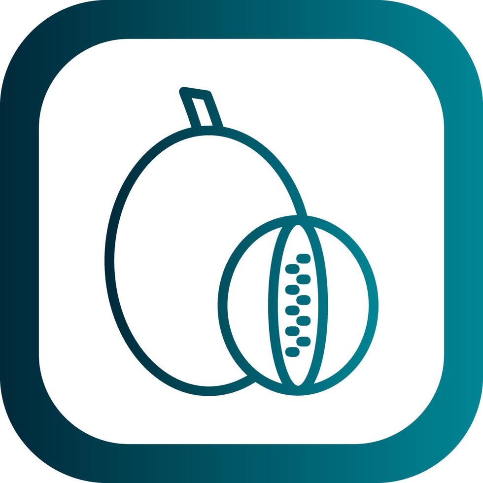 Rockmelon Vector Icon Design