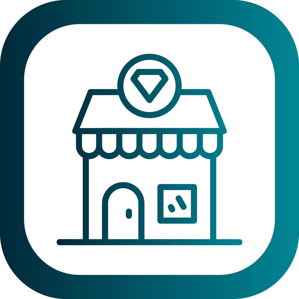 Jewlery Store Vector Icon Design