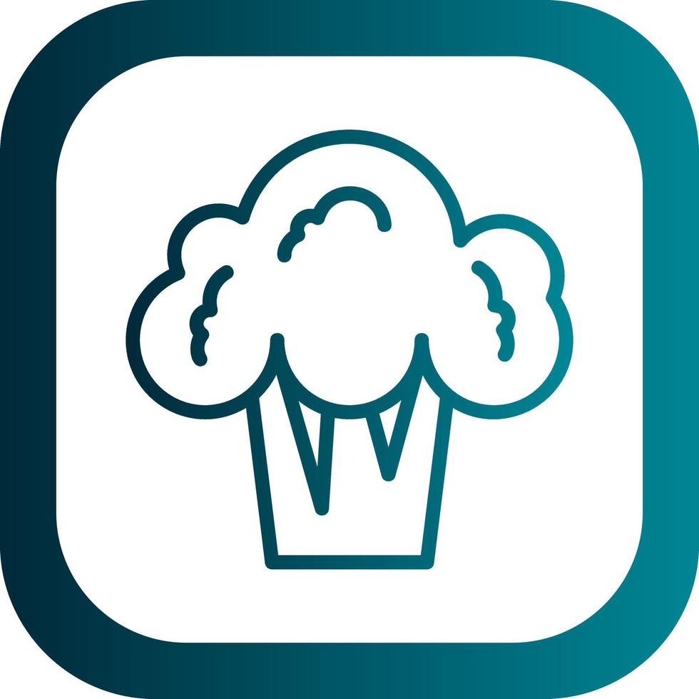 Broccoli Vector Icon Design
