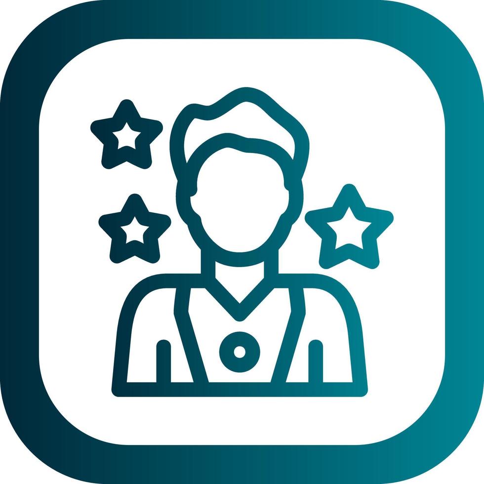 Superstar Vector Icon Design