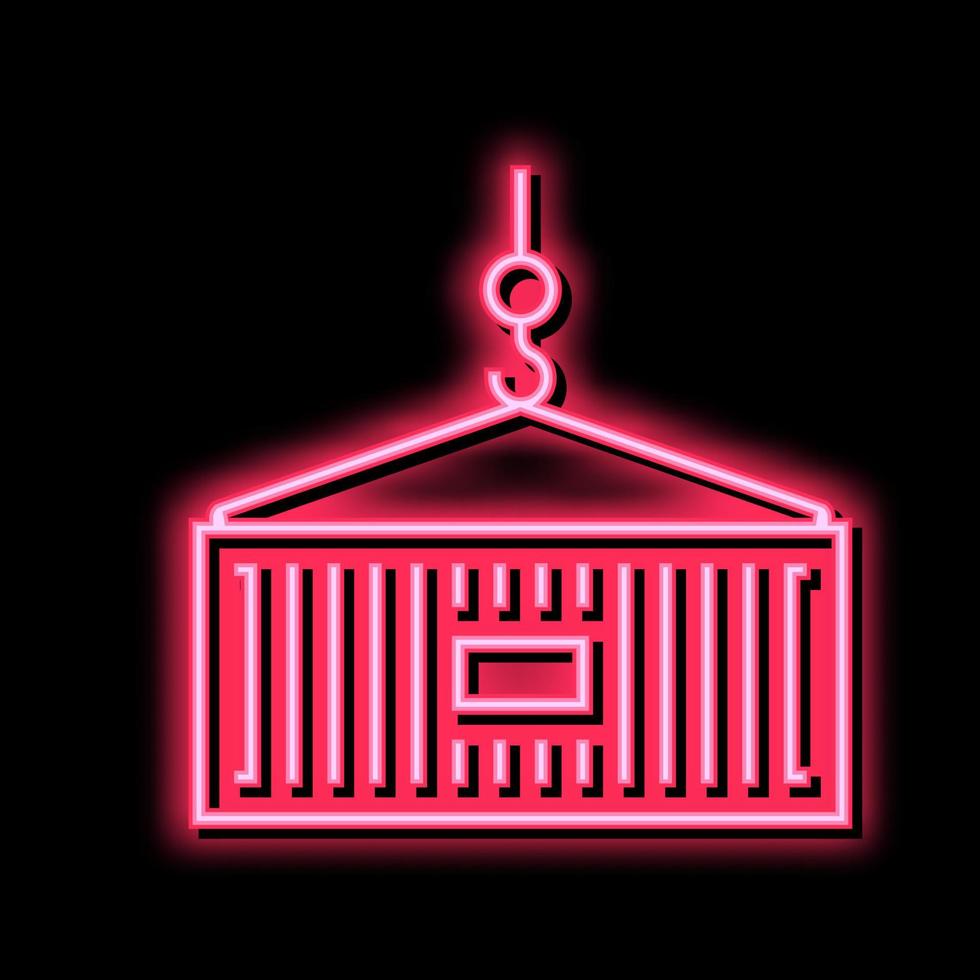 container loading color icon vector flat illustration