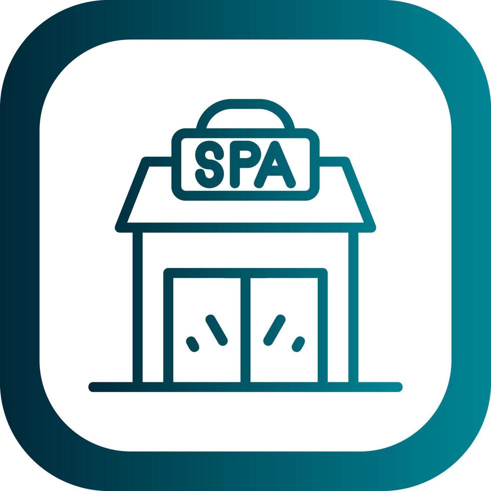 Spa Center Vector Icon Design