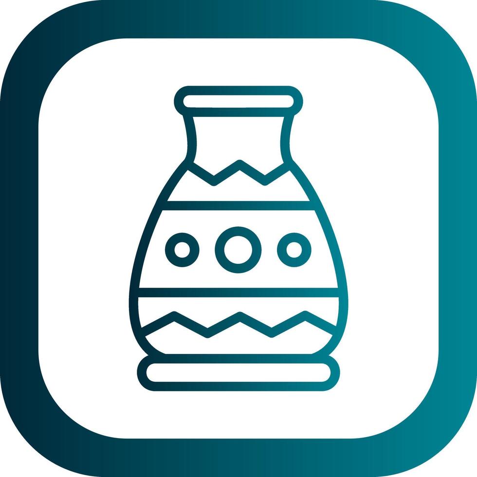 Amphora Vector Icon Design